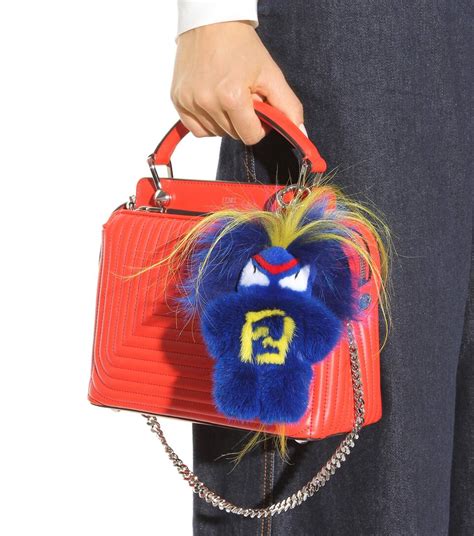 fendi monster charm size|fendi charm fur.